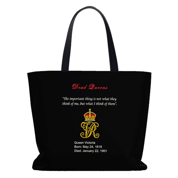 Queen Victoria Oversize Tote Bag by Dead Queens - Picture 2 of 2